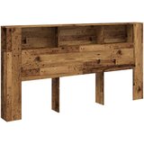 vidaXL Uzglavlje s ormarićem boja taro drvo 200x18,5x102,5 cm drveni | shoptok.hr