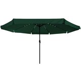  Vrtni suncobran Zelena 395 x 395 x 245 cm Poliester | shoptok.hr