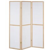  Drveni paravan sa platnom 3 krila 120x175cm | ePonuda.com