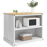  Kuhinjski voziček 2 pcs Bela in vosek iz medu Masivna borovina, (5000288016) | Shoptok.si