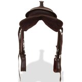 Western Sedlo, Uzda i Obujmica Prava Koža 13 " Smeđe | shoptok.hr