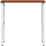  Radni stol tamnosmeđi 100x60x(71,5-98) cm drveni pravokutni | shoptok.hr