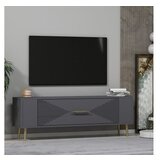 Hanah home TV polica Retrol1 Anthracite Gold