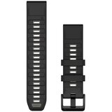 Garmin remen za sat QuickFit 22 mm, crni / Pebble Gray silikon | shoptok.hr