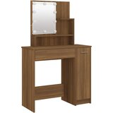  Set toaletnog stolića LED boja hrasta od konstruiranog drva | Eponuda.com