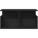  Zidni ormarić 60 x 20 x 30 cm crni od konstruiranog drva | shoptok.hr