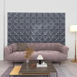  Zidne panele 12 pcs Origami siva 50 x 50 cm XPS pjena - Origami siva 12 | shoptok.hr