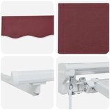 Tenda Tamno crvena 300 x 200 cm Aluminij i Tkanina | shoptok.hr