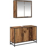  Set namještaja za kupaonicu 2 kom. Staro drvo 90 x 33 x 60 cm | shoptok.hr