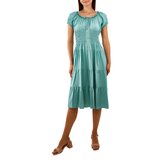 Gemre Green midi dress with ruching Tarano | Shoptok.si