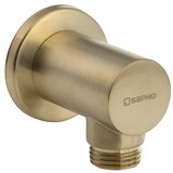 Sapho Mjedeni priključni dio za tuš u zlatnoj boji ø 6 cm – | shoptok.hr