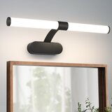 Nettlife črna kopalniška LED svetilka za ogledalo 40 cm, 6 W, 4000 K, nevtralno bela, vodoodporna IP44, (5000491208) Cene