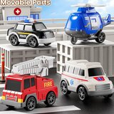 Woopie road tegljač set od 5 automobila - hitna pomoć | shoptok.hr