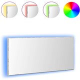  Ogledalo za kupaonicu s LED svjetlom svijetlosiva 80x37 cm | shoptok.hr