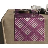 AmeliaHome Stolnjak Piramides 140x250 cm, ljubičasta | shoptok.hr