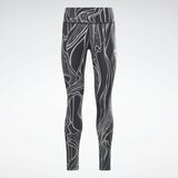 Reebok Športne hlače siva / črna / bela | Shoptok.si
