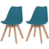 Maison Chic Jedilni stoli - Vzorci stoli 2 kosa turkizna plastika A574, (22032039) | Shoptok.si