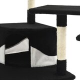  Penjalica za mačke sa stupovima za grebanje 203 cm crno-bijela | Eponuda.com
