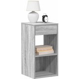 vidaXL Noćni ormarić s ladicom siva sonoma 35x34x66,5 cm Cijene