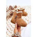 Boto Children's Slip-On Insulated Snow Boots Camel Catellie | ePonuda.com