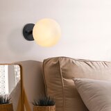 Opviq lights Crno-bijela zidna lampa ø 15 cm Atmaca – | shoptok.hr