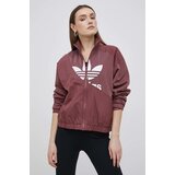 Adidas Jakna Adicolor za žene, boja: ljubičasta, za prijelazno razdoblje | shoptok.hr