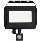 Home Reflektor, LED, sa detektorom pokreta, 50 W, 4000 lm, IP65 - FLL PIR 50, Crni cijene