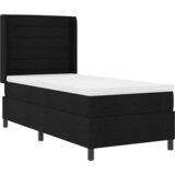  s opruga kutije s jastukom Crna 200 x 90 cm tkanina | shoptok.hr