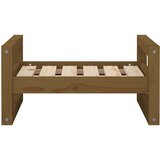 Krevet za pse boja meda 55,5 x 45,5 x 28 cm od masivne borovine | shoptok.hr