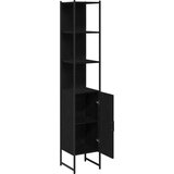  Ormar za kupaonicu Crna hrast 33x33x185 5 cm Kompozitno drvo | shoptok.hr