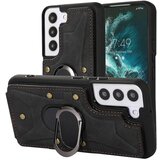 INORCO Za Samsung Galaxy S23 Reže za kartice Telefonski ovitek Ring Kickstand PU usnje prevlečen TPU ovitek, (22033430) Cene