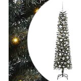 vidaXL Umestno božično drevo med 300 LED Zelena 50.5 x 50.5 x 180 cm | Shoptok.si
