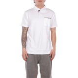 Barbour Polo majice kratki rokavi MML1496 Bela Cene