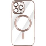 AVIZAR MagSafe ovitek za iPhone 14 Pro Max Silikonska zašcita kamere Chrome Roza, (20575099) Cene