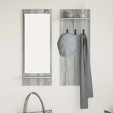  Vješalica za kapute na zidu Zidne Siva Sonoma 70 x 10 x 90 cm | Eponuda.com