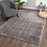 Lesnina-XXXL preproga z visokim florom porto 140/200 cm tkano temno siva | Shoptok.si