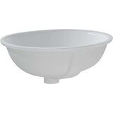 Kupaonski umivaonik bijeli 47x39x21 cm ovalni keramički | shoptok.hr