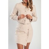 Fenzy Kratki Sako Od Tvida, Krem | shoptok.hr