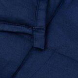 Obtežena odeja modra 155x220 cm 11 kg blago, (20768771) | Shoptok.si