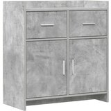 vidaXL Strani šal Betonsko siva 75 x 36 x 80 cm Inženirski les, (5000253188) | Shoptok.si