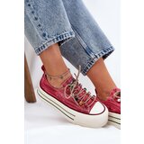 GOE Women's Platform Sneakers Red | shoptok.hr