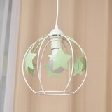  Dečiji luster na sajli STARS 1xE27/15W/230V zelena/bela | Eponuda.com