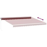 Tenda na ručno uvlačenje bordo 450 x 300 cm | shoptok.hr