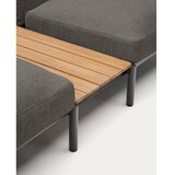 Kave Home Temno siv oblazinjen vrtni kavč (levi kot) Sorells – | Shoptok.si