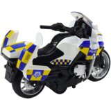  Policijski motocikl s frikcijskim pogonom, te zvučnim i svjetlosnim efetkima- bijeli | Shoptok.si