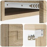 Stolna montirana na zid Hrast sonoma 87,5 x 34,5 x 17 cm | shoptok.hr