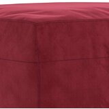  Stolček za noge vinsko rdeč 70x55x41 cm žamet, (20983560) | Shoptok.si