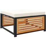 Maison Chic Vrtni stolček - Vrtni stoli z blazino 68x68x30 cm trden akacijev les JS805, (21877224) Cene