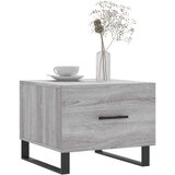 vidaXL Stolić za kavu siva boja hrasta 50x50x40 cm konstruirano drvo | shoptok.hr