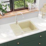 The Living Store Enojno kuhinjsko pomivalno korito iz granita bež - Kuhinjsko Korito, (21744786) | Shoptok.si